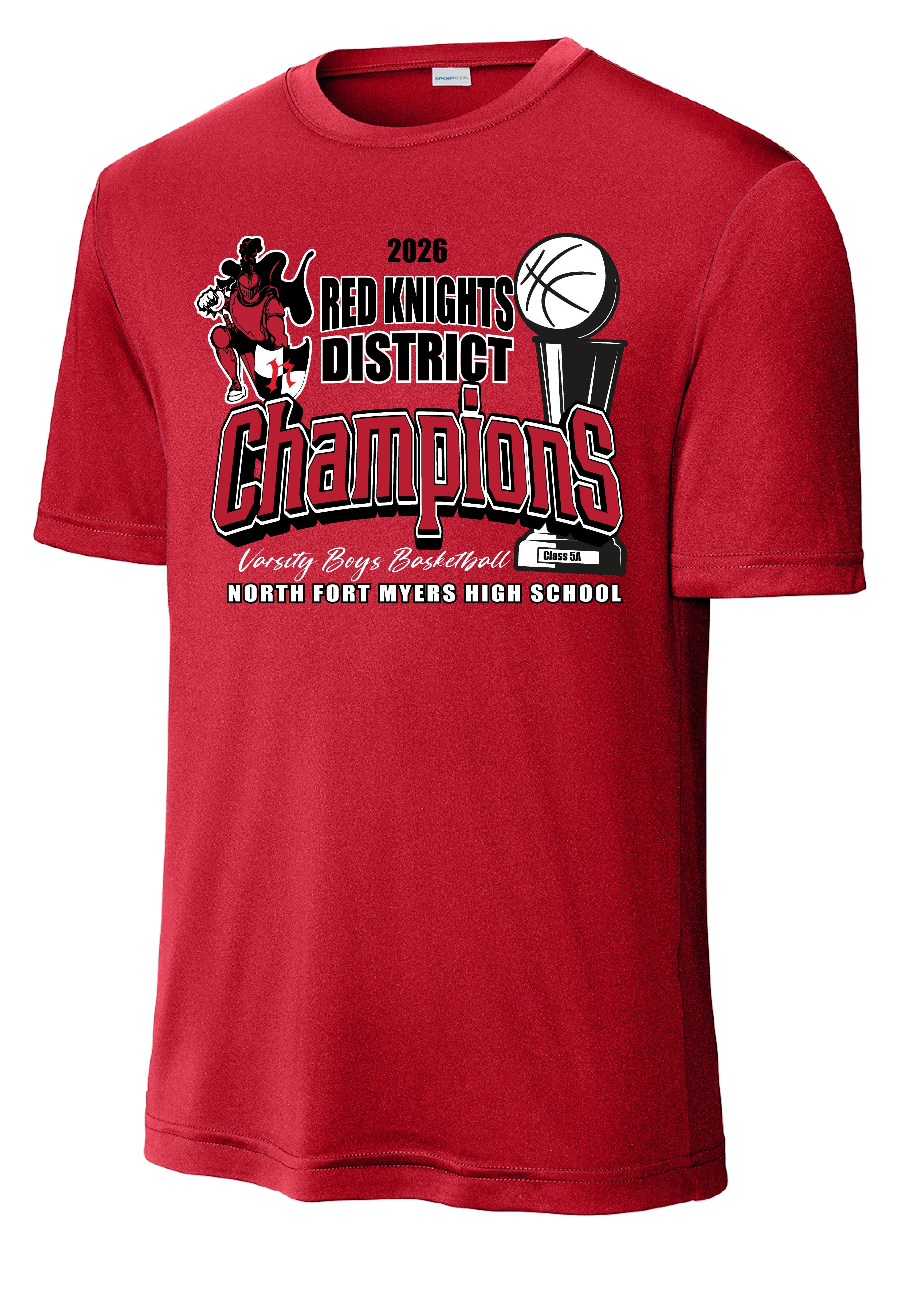 Red Knights Basketball District Champions