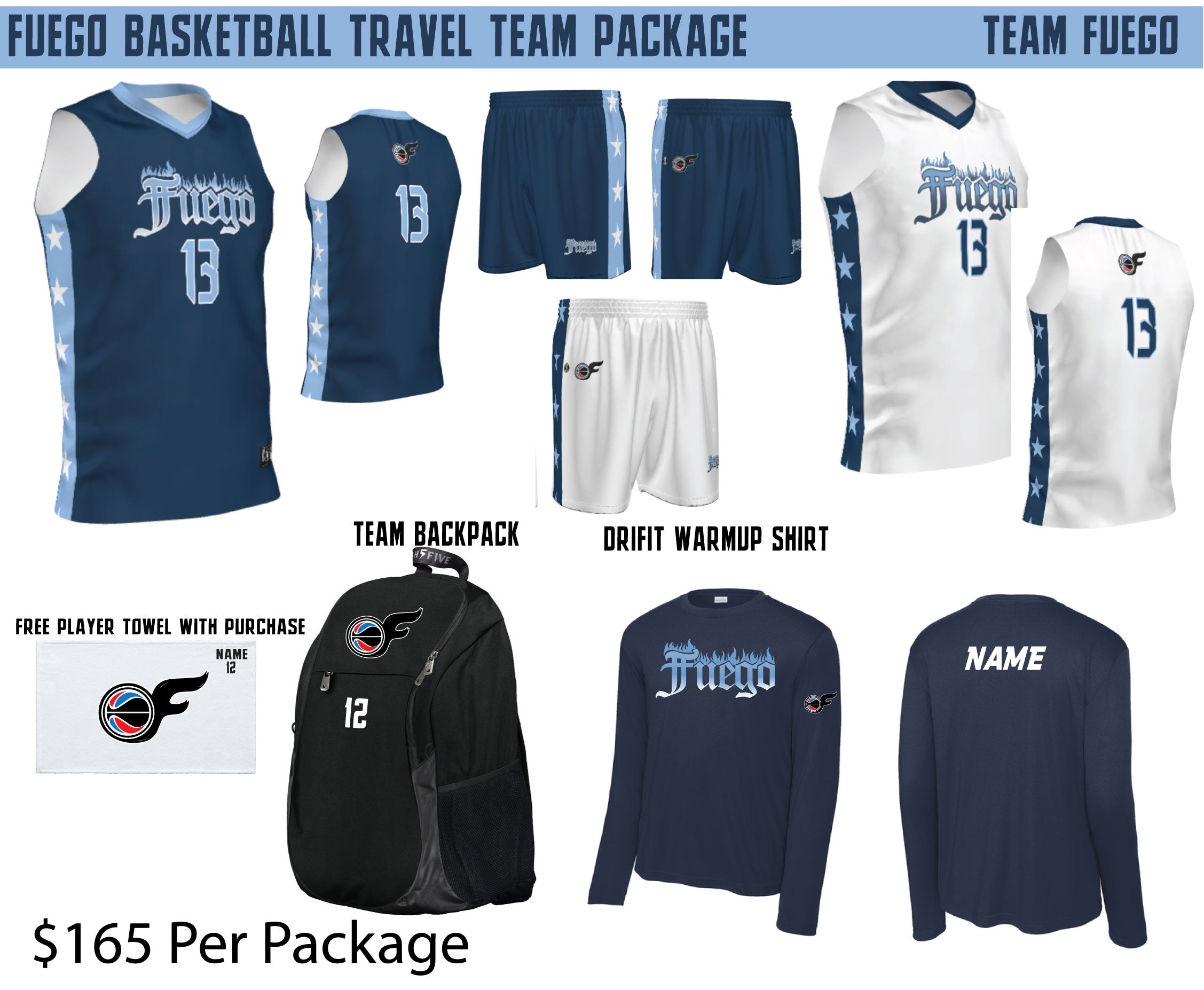 FUEGO BASKETBALL TRAVEL BALL