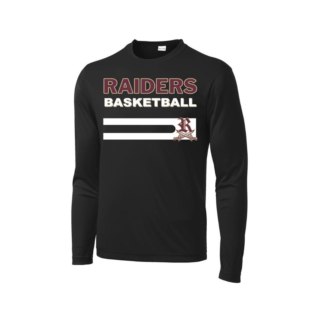 Black Long Sleeve Drifit Riverdale Basketball