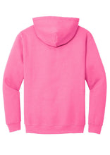 Load image into Gallery viewer, Neon Pink Cotton Pullover Hoodie
