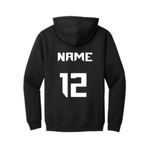 Load image into Gallery viewer, Bounce Hoops Black Cotton Hoodie
