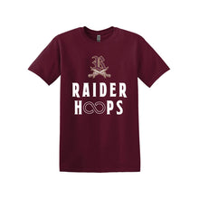 Load image into Gallery viewer, Maroon Cotton T-shirt Riverdale Hoops
