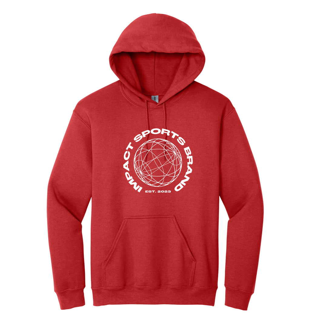 Red Cotton Hoodie
