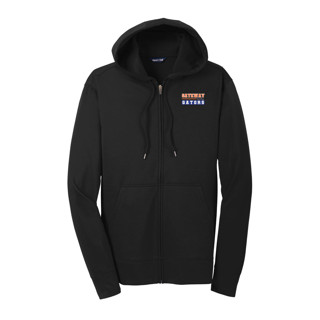 Black Zip up Hoodie