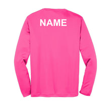 Load image into Gallery viewer, Long Sleeve Drifit SportTek T-shirt Neon Pink
