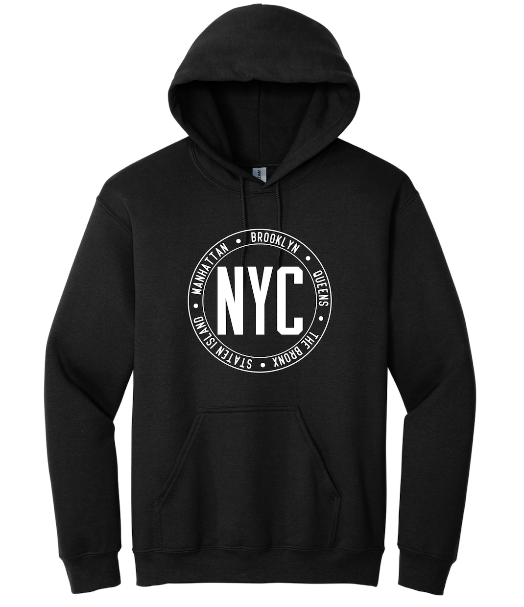 NYC Pullover Hoodie - Black
