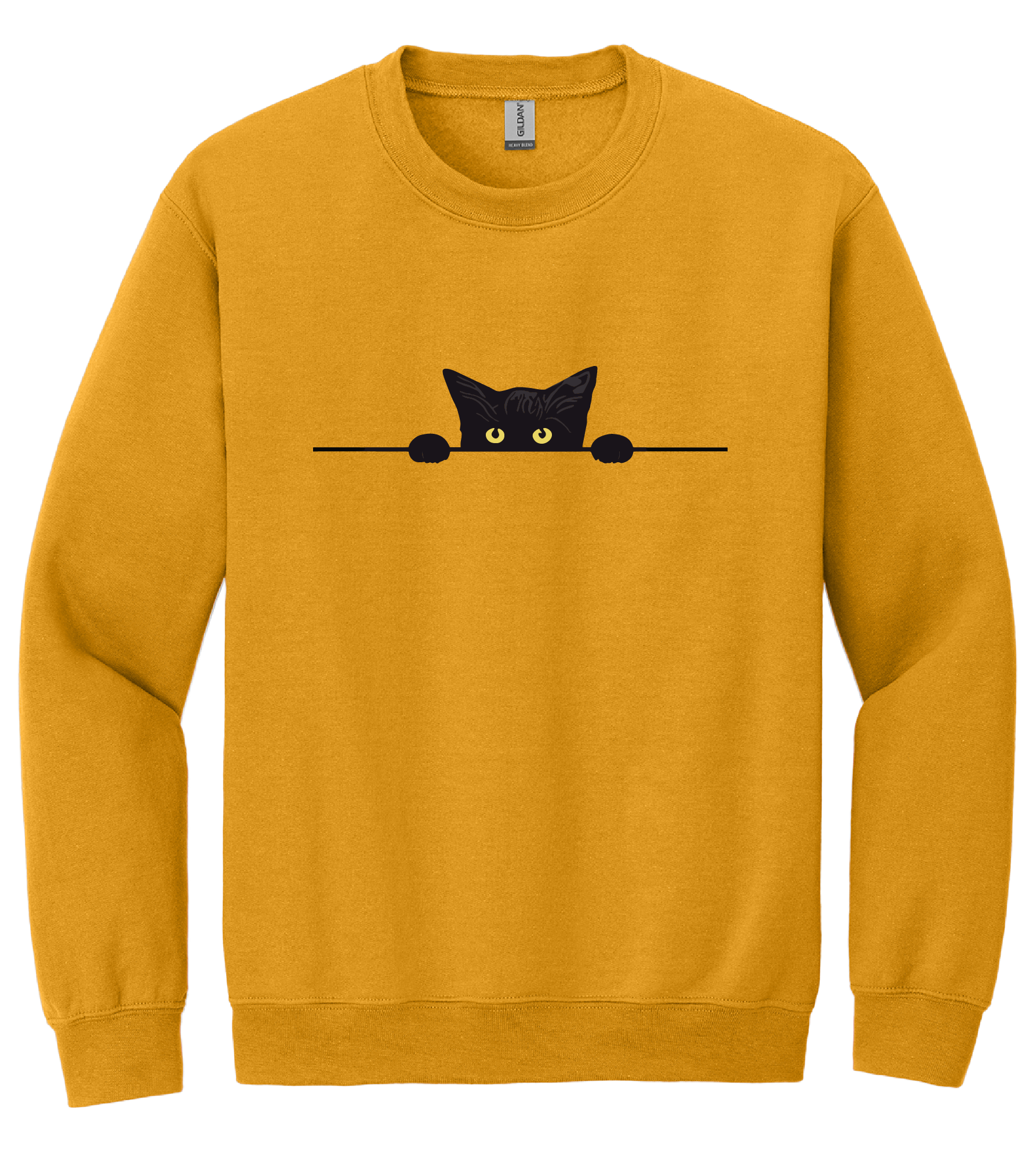 Black Cat Crewneck Sweaters
