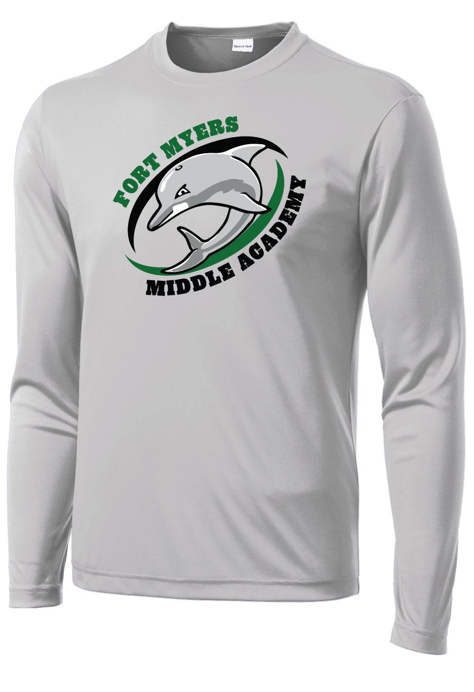 Long Sleeve Drifit Shirt Silver (unisex style) FMMA