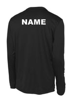 Load image into Gallery viewer, Ladies Long Sleeve Drifit Shirt Black (unisex style) FMMA
