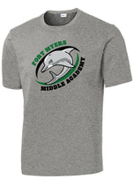 Load image into Gallery viewer, Short Sleeve Drifit Performance Shirt Heather Grey
