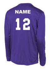 Load image into Gallery viewer, Purple Classic Logo Long Sleeve Drifit
