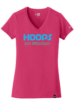 Load image into Gallery viewer, Ladies Hoops On Mission Logo V-Neck
