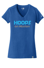 Load image into Gallery viewer, Ladies Hoops On Mission Logo V-Neck
