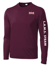 Load image into Gallery viewer, Long Sleeve Drifit Shirt Maroon (unisex style)
