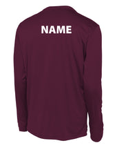 Load image into Gallery viewer, Long Sleeve Drifit Shirt Maroon (unisex style)
