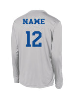 Load image into Gallery viewer, Silver Long Sleeve Drifit
