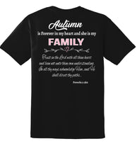 Load image into Gallery viewer, In Memory of Autumn Black Cotton Shirt (Unisex)
