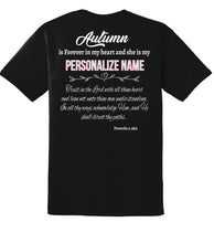 Load image into Gallery viewer, In Memory of Autumn Black Cotton Shirt (Unisex)
