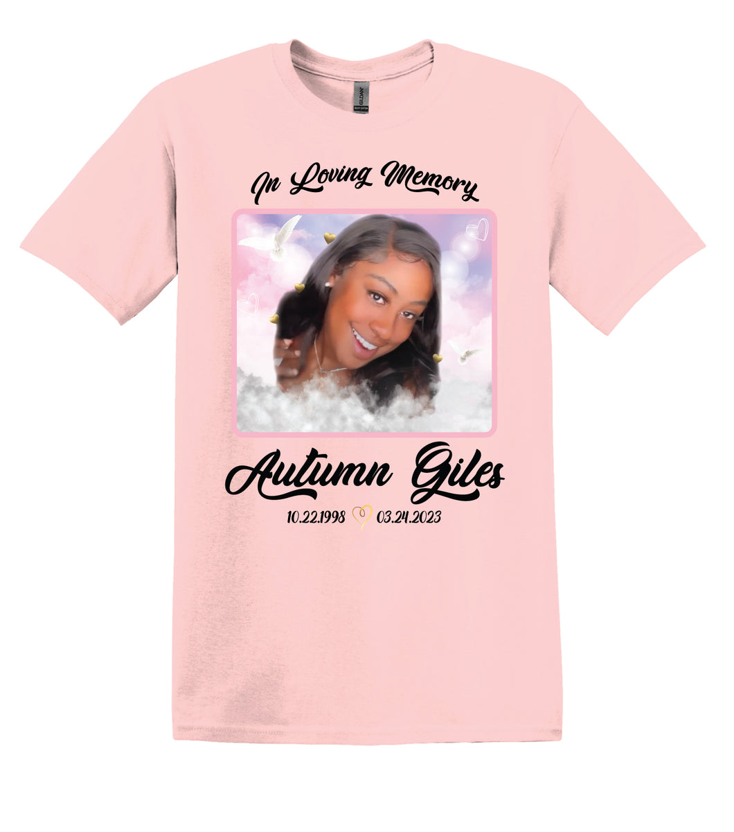 In Memory of Autumn Light Pink T-Shirt (Unisex)