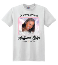 Load image into Gallery viewer, In Memory of Autumn White T-Shirt (Unisex)
