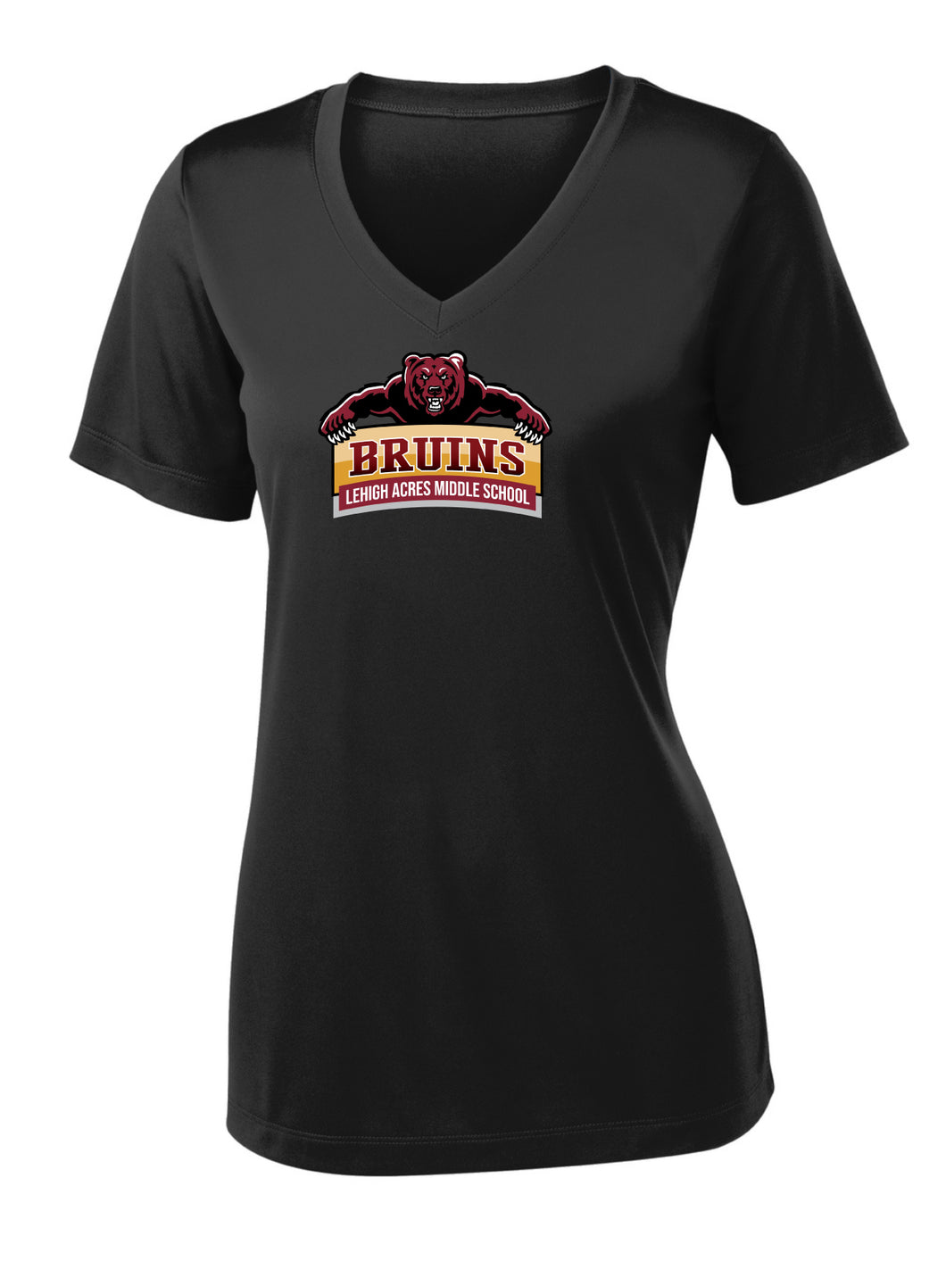 Ladies V-Neck Black