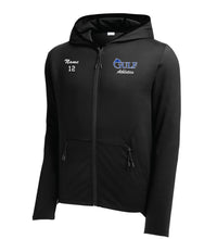 Load image into Gallery viewer, Black Full zip Hoodie *
