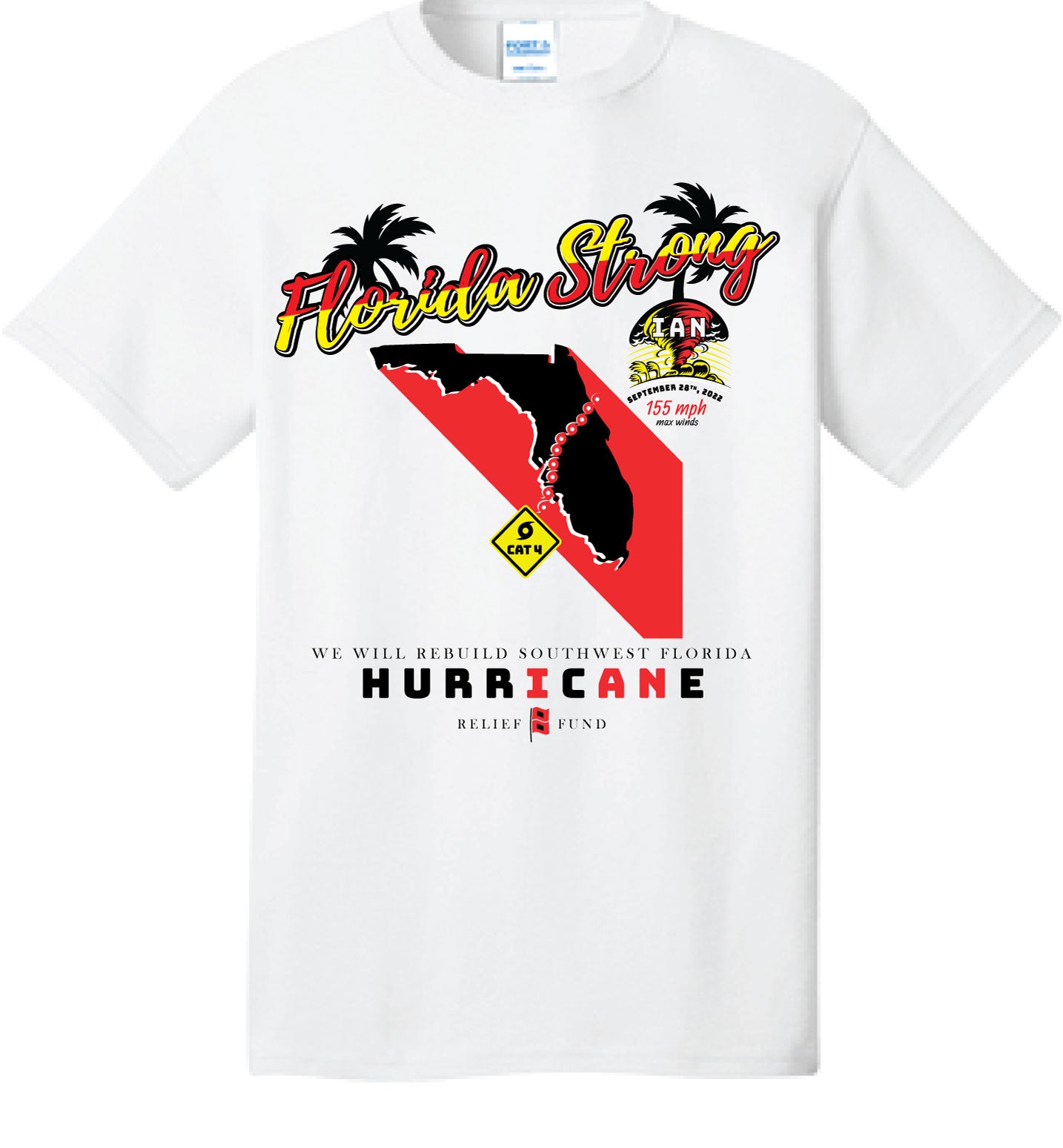 Hurricane Ian Relief Fund Tshirt