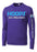 Purple Classic Logo Long Sleeve Drifit