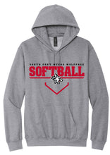 Load image into Gallery viewer, South Softball Hooded Sweatshirt Sport Grey
