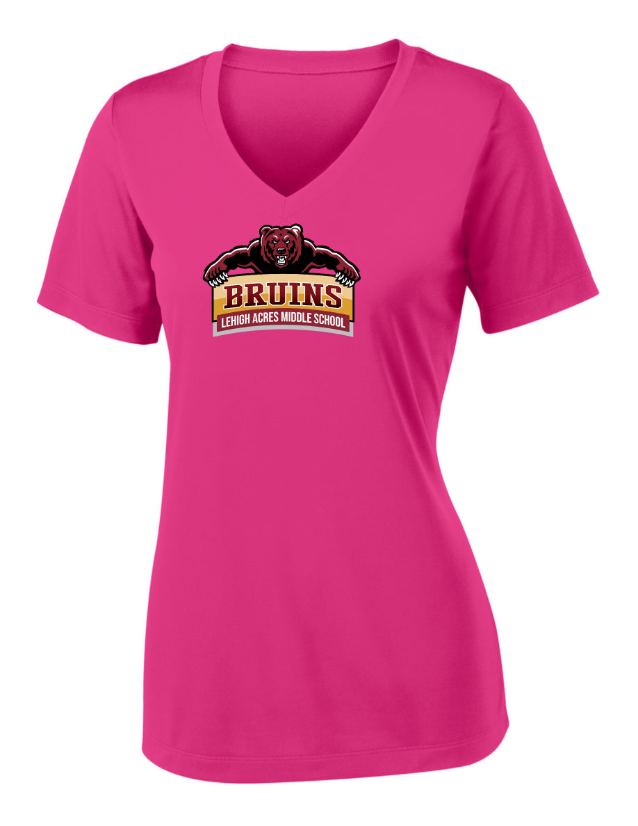 Ladies V-Neck Pink