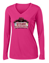 Load image into Gallery viewer, Long-sleeve Ladies V-Neck Pink
