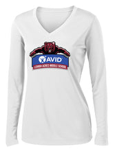 Load image into Gallery viewer, Long-sleeve Ladies V-Neck White
