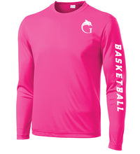 Load image into Gallery viewer, Youth Pink Long Sleeve Drifit
