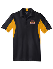 Load image into Gallery viewer, Polo Shirt Black with Gold Trim (Unisex Adult Cut)
