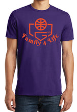 Load image into Gallery viewer, Purple Fam 4 Life Cotton T-Shirt
