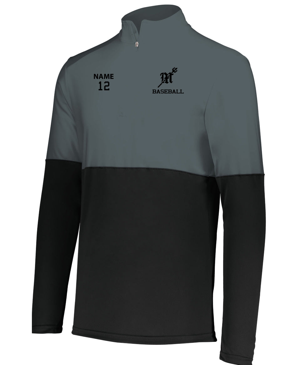 1/4-Zip Performance Color Block