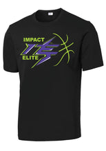Load image into Gallery viewer, Performance Drifit Black Short Sleeve IE Basketball Shirt
