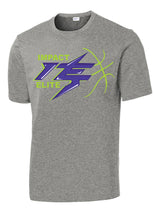 Load image into Gallery viewer, Performance Drifit Heather Grey Short Sleeve IE Basketball Shirt
