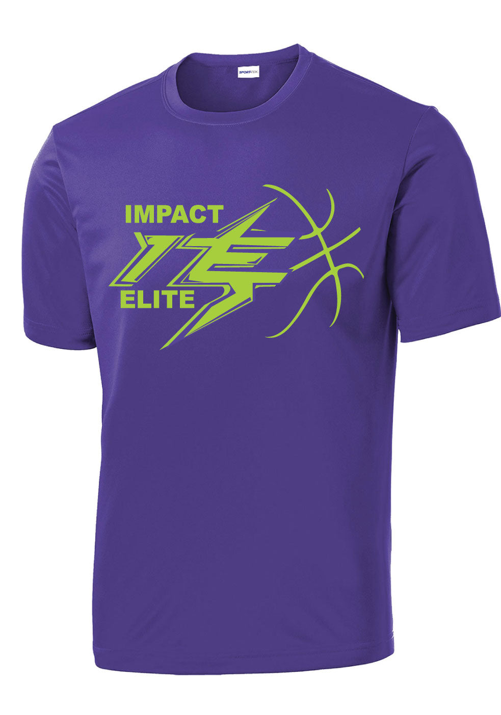 Performance Drifit Purple Short Sleeve IE Basketball Shirt