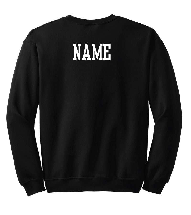 Classic Black Fleece Crewneck Sweatshirt