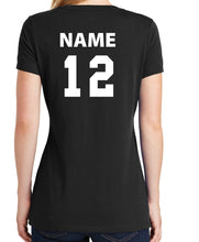 Load image into Gallery viewer, Ladies V Neck Logo Tee
